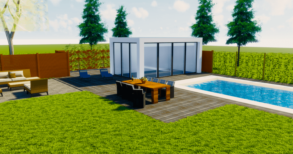 Modern Poolhouse