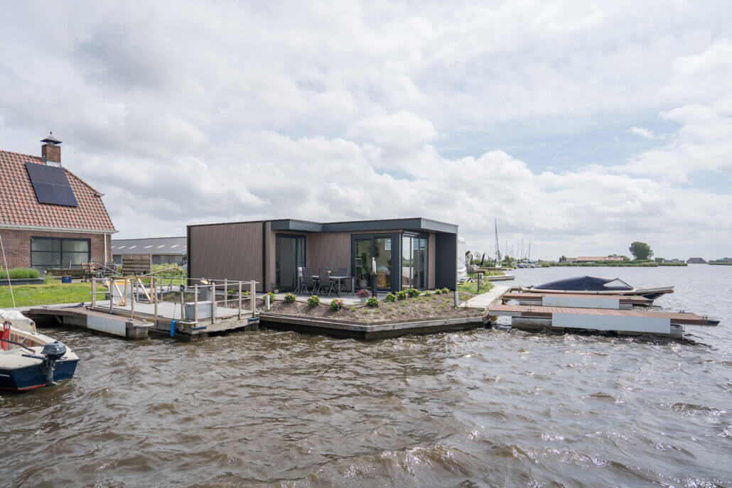 Moderne zorgwoning aan het water van 60m2