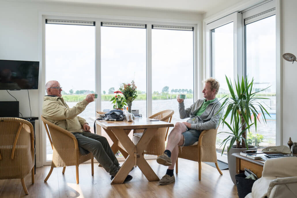 Moderne zorgwoning aan het water van 60m2